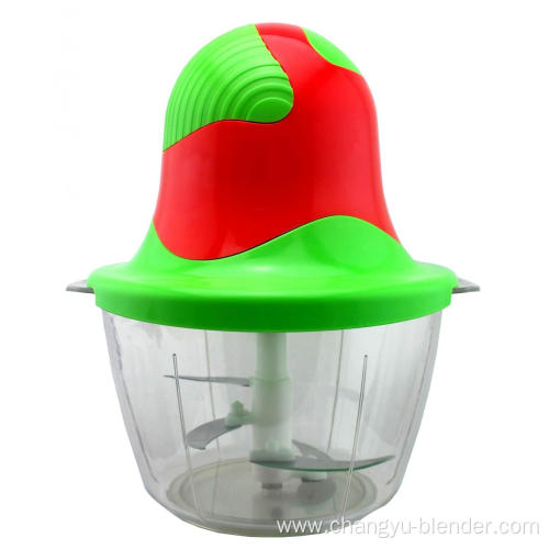 Electric food chopper for making salads